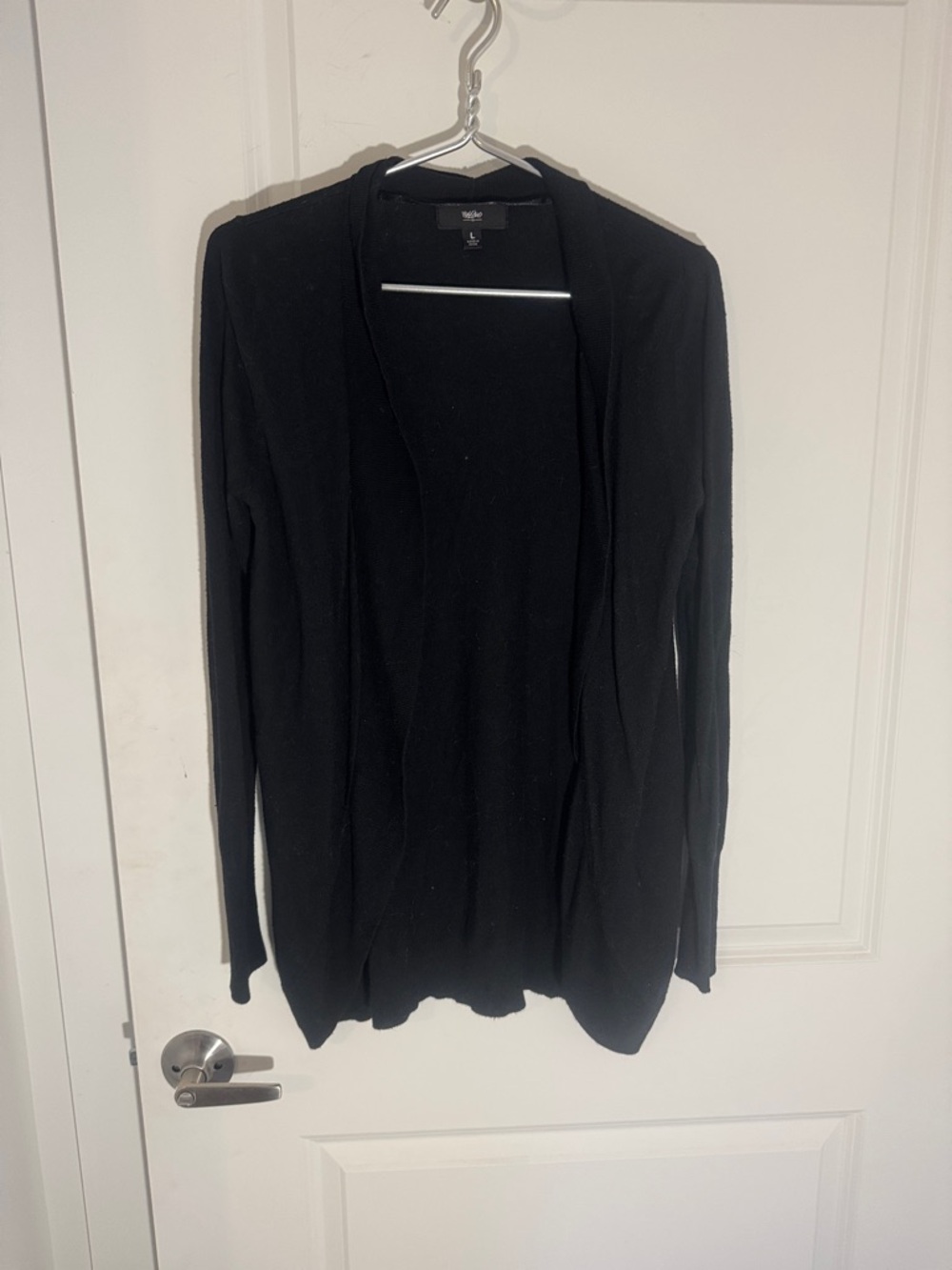 wild fable Black Open-Front Cardigan